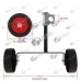 Set de roti pentru motocoasa de umar - 26mm